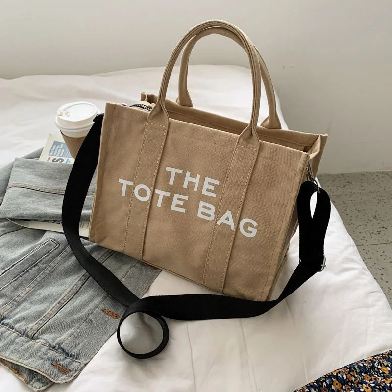 

Designer Custom Canvas Tote Bags Women Large Shoulder Tote handbag Recycled Shopping Bag 2021