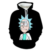 

2019 Rick and Morty Anime Hoodies Sweatshirt Men Hoodie Comic Casual Unisex Tracksuit Pullover Streetwear Hoodies Unisex