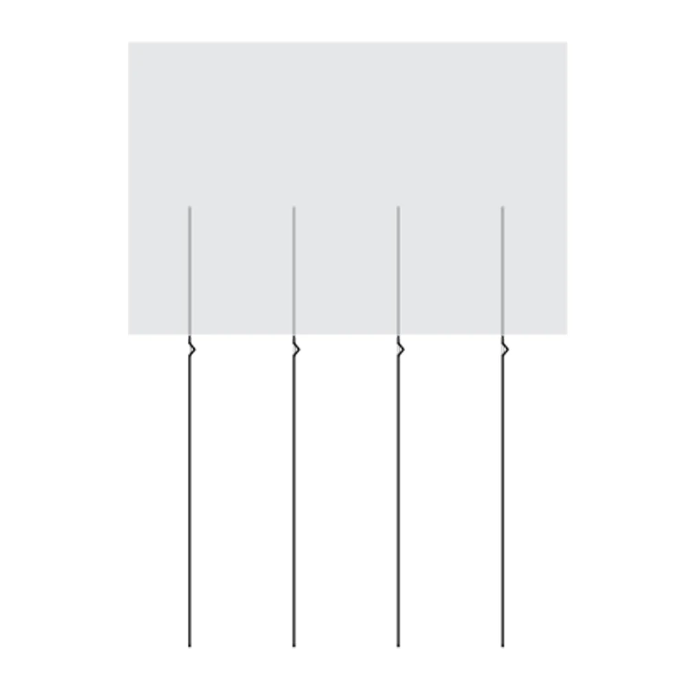 

D Shaped Rod Sign Holders