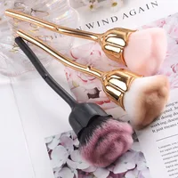 

TSZS wholesale New 2020 nail art tool brush Beauty new produce cleaning dust Rose Flower nail brush