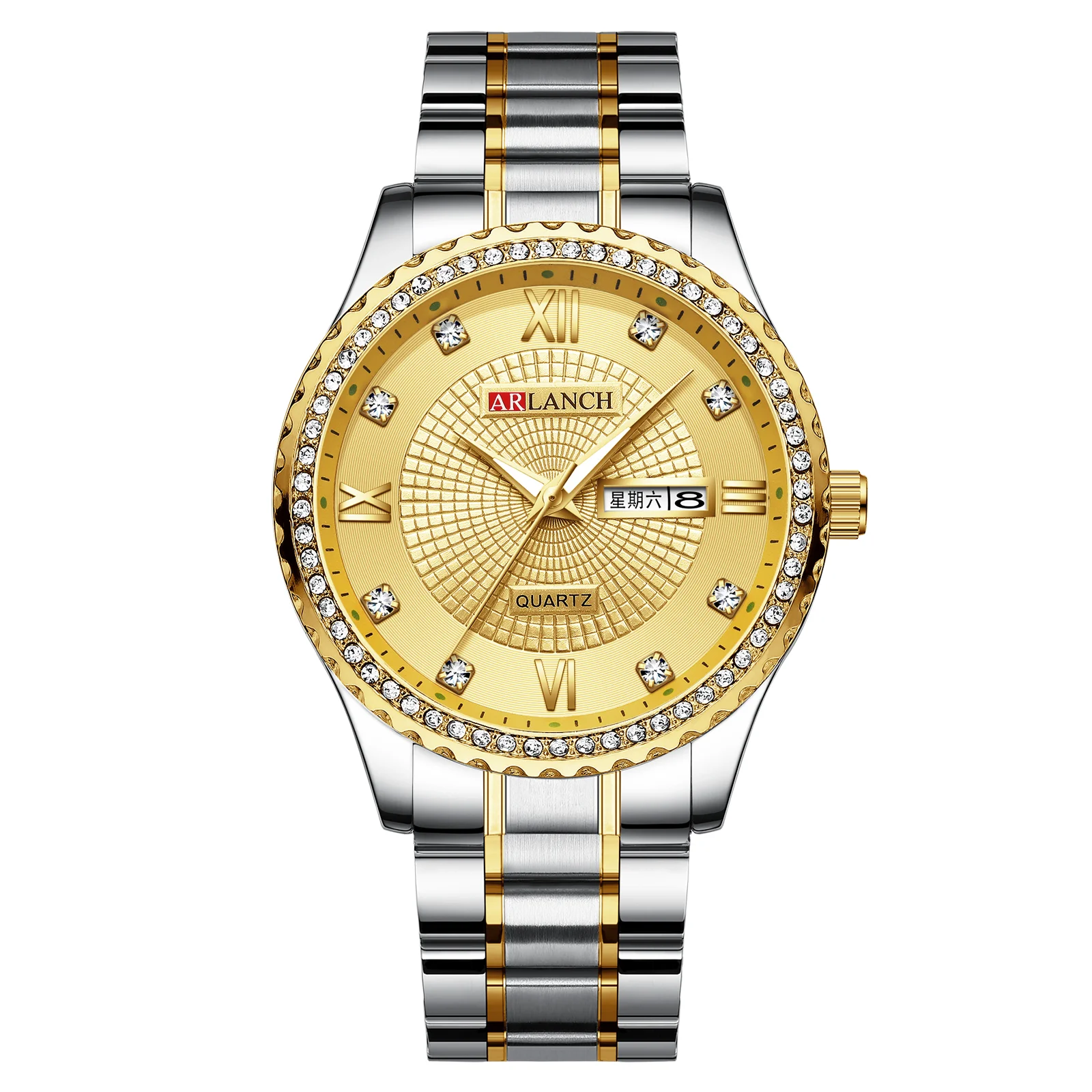 

Popular design Wrist watch men women with Double Press Buckle, Multi colors