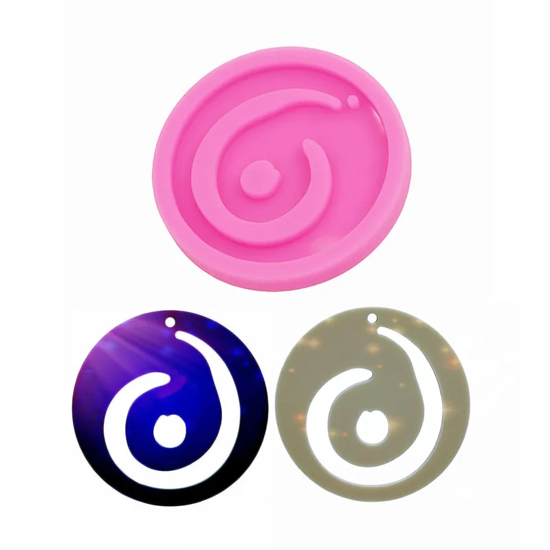 

Shiny Mold,for Resin Pendants Earrings Ornaments Decor Mold,keychain epoxy Clay polymer mold,flexible food grade silicone mold