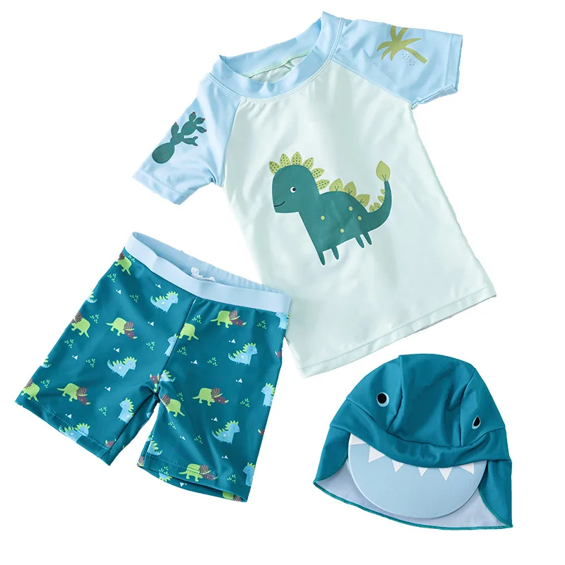 

Amazon 2022 new 3 piece children swimwear & beachwear kids three piece quick dry boy and girls swimsuit