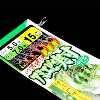 

TOMA fishing rubber sink shrimp sabiki rigs hooks bionic fish skin string hook