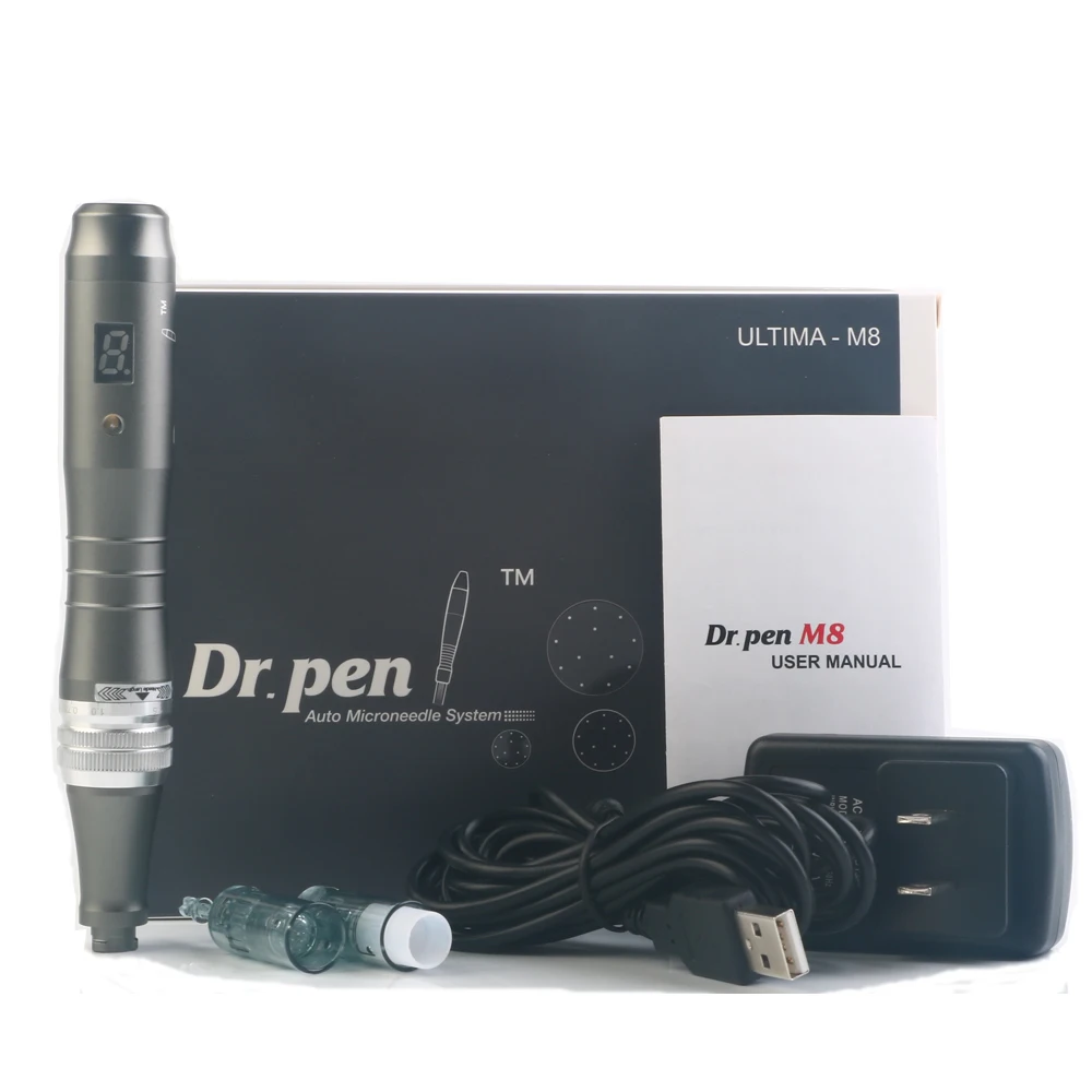 

2021 Drpen M8 16pin 6speed wired wireless AMTS microneedle derma pen micro needling therapy system dermapen