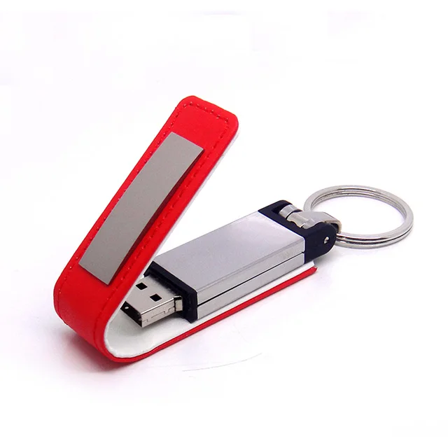 KeyChain 32GB leather pendrive memory stick 2.0 USB Flash Drive Pen drive - ANKUX.COM