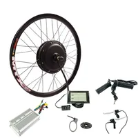 

26" rim 26 inch wheel 48v 60v 72v 3000w electric bicycle conversion kit Ebike kit with sine wave controller