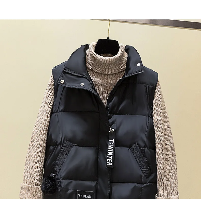 

women sleeveless fleece vest puff sleeve jacket fashion sweater security fashion custom puffer vest sleeveless vest jacket