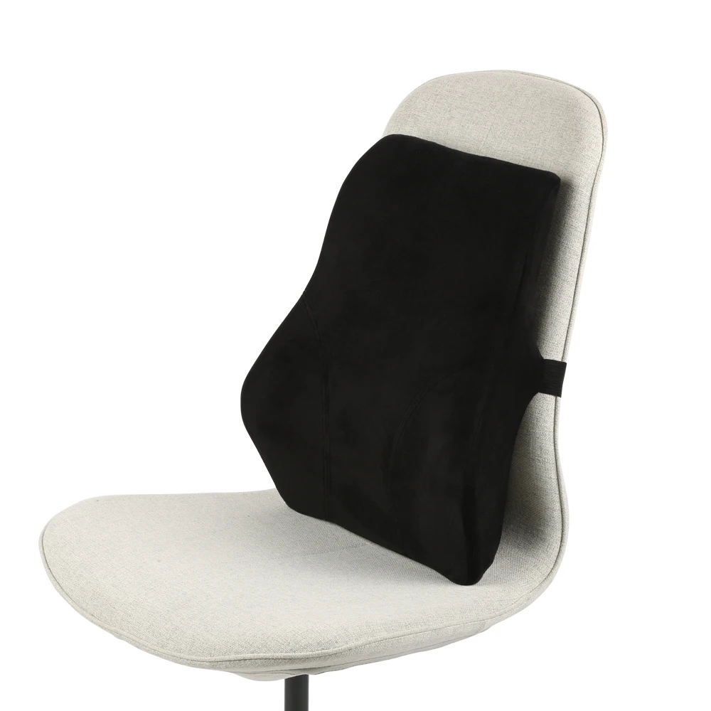 Factory OEM Car Office Memory Foam Lower Back Pain Relief Lumbar Back Support Waist Cushion
