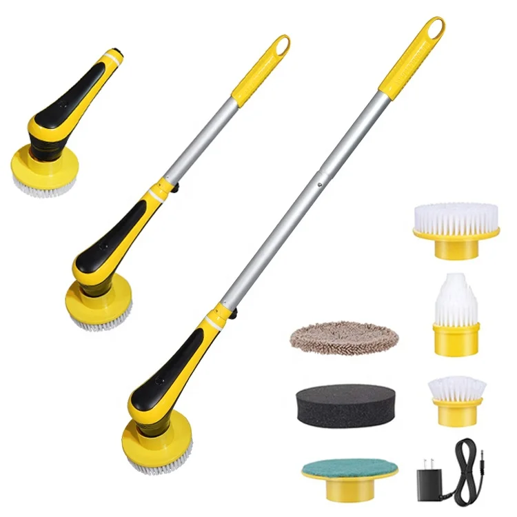 

2020 household cleaning product tools electric spin scrubber electric bathroom cleaning brush