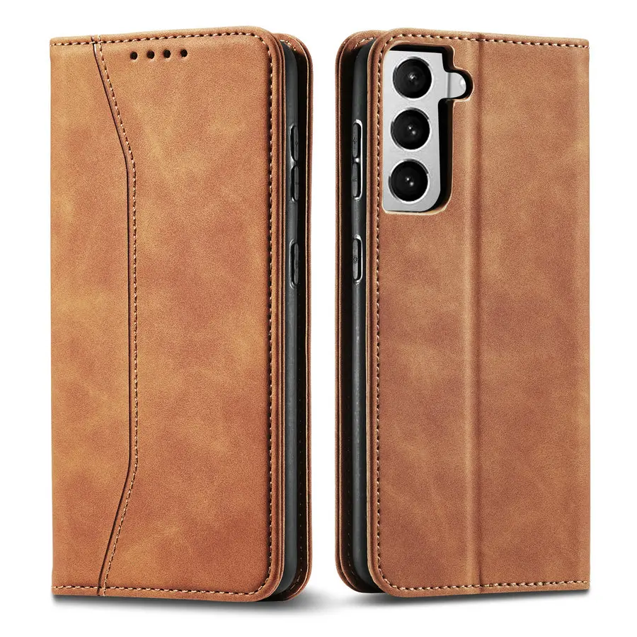 

Wholesale Price Wallet Cover for Samsung Galaxy S21 S21+ S21ultra Case PU Leather Fold Ultra-Slim Case for Samsung A20s A52 A50, Black brown red blue coffee