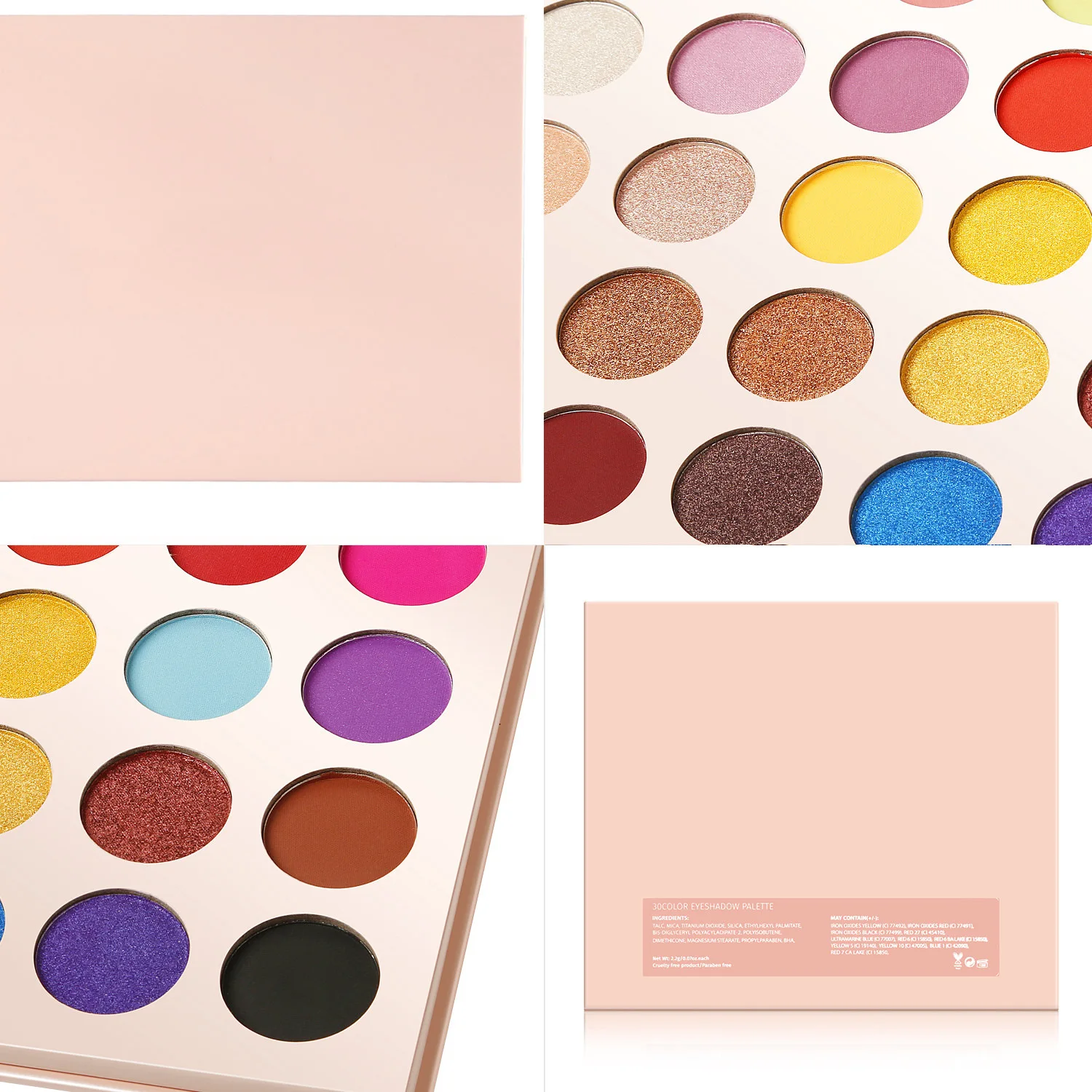 78 colors makeup eyeshadow palette