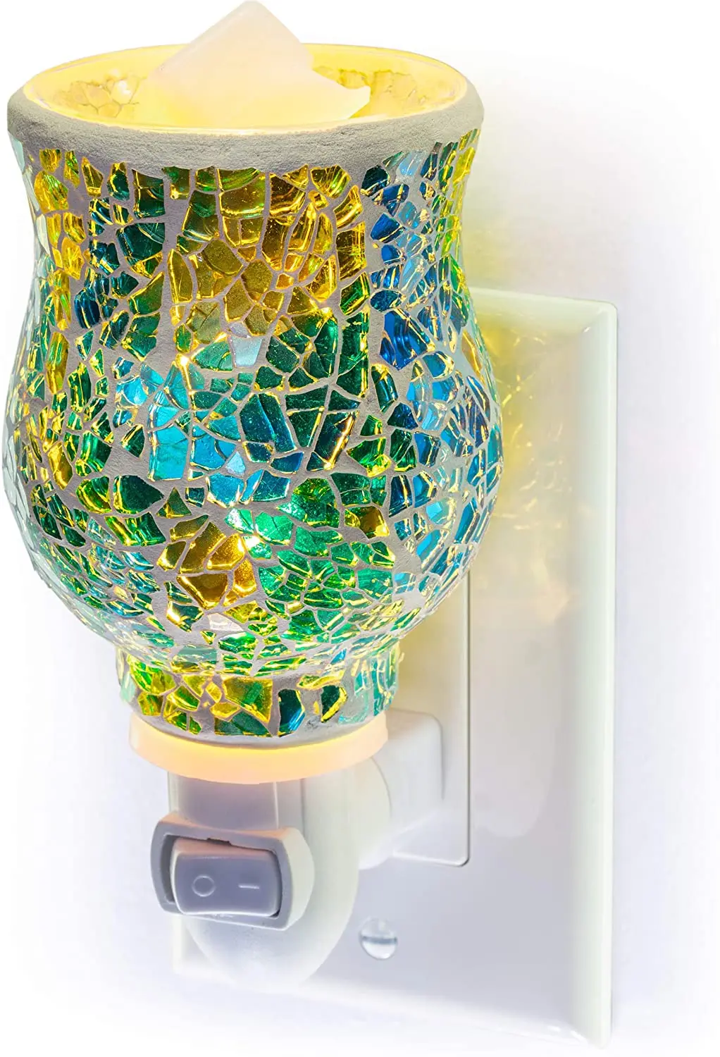 Mini Plug In Wax Melts Warmer Mosaic Oil Burners Mini Oill Lamp - Buy ...