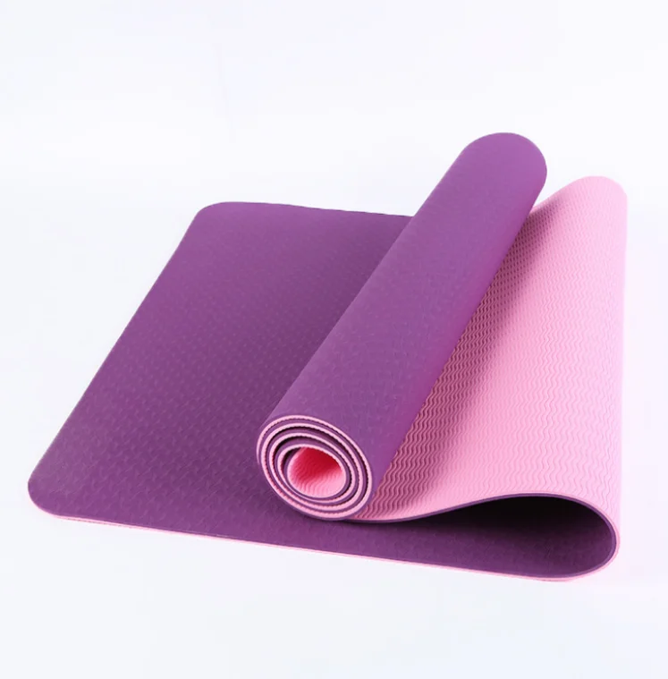 

TPE eco-friendly Yoga mat anti-slip Fitness Gymnastics Mats, Customized