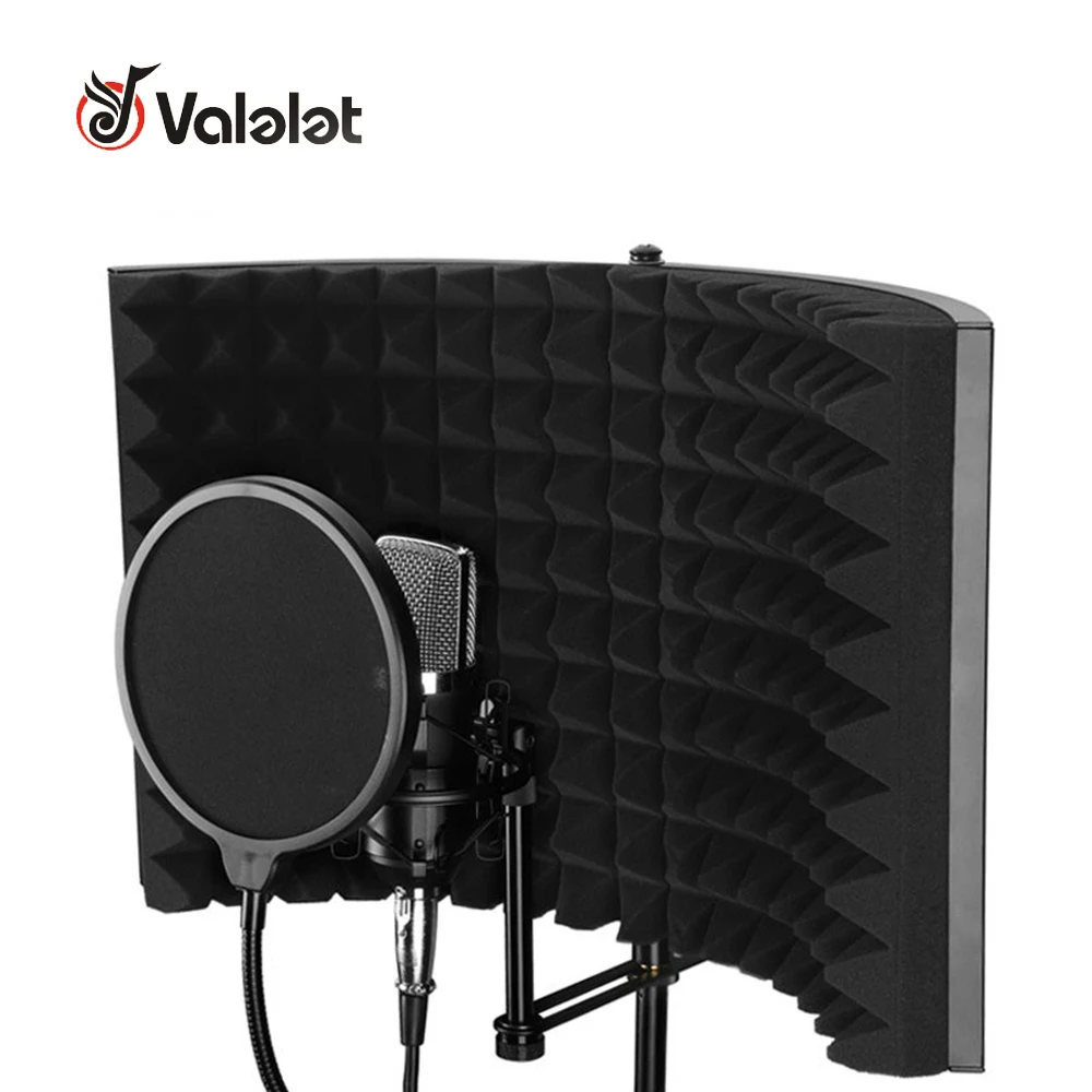

Studio & TV & broadcast room Soundproof Microphone Isolation Shield Condenser Microphone Recording Equipment