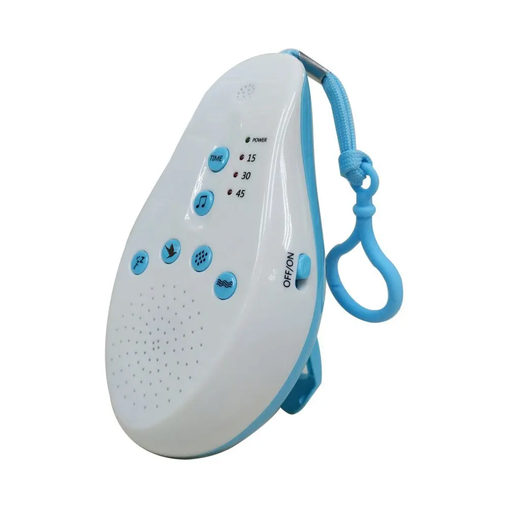 

Electronic Mini USB Rechargeable Baby Sleep Soother White Noise Sound machine with Lullaby Music &Timer