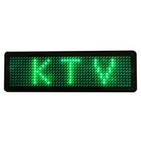 

Promotional Mini Screen Led Light up Flashing LED Name Badge