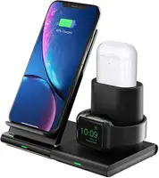 

Seneo 3 in 1 Wireless Charging Station for Apple Watch Airpods iPhone 11 Pro Max X 8 Wireless Charger Stand