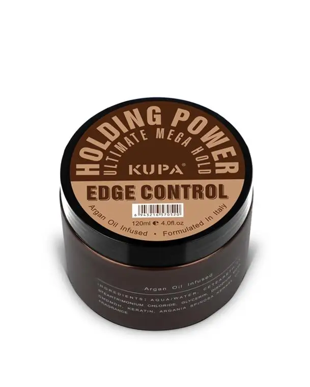 

Kupa 24 Hour Edge Tamer Long Lasting Non Oily Non Flaking Edge Control Hair Wax 120ml, Clear wax