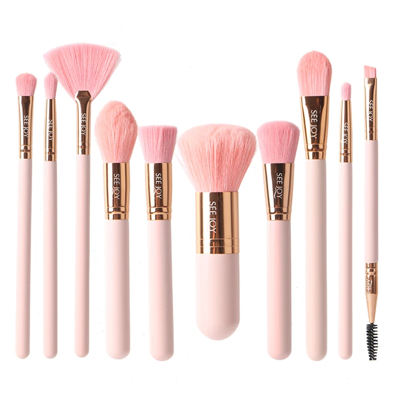 

Docolor Vegan Rhinestone Goat Fancy Makeup Brushes