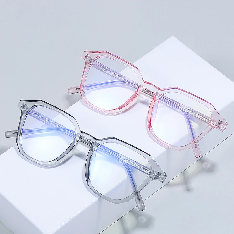 

Light Glasses Square Optical Frame 6110 TR90 Plastic 2021 New Design Anti Blue Strong Hinge 1 YEAR Quality Assurance Women PC, Black or customize