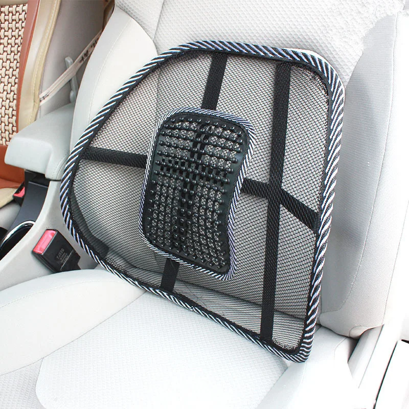 

Office Lumbar Support Cushion Car Seat Chair Cushion Back Support With Massage