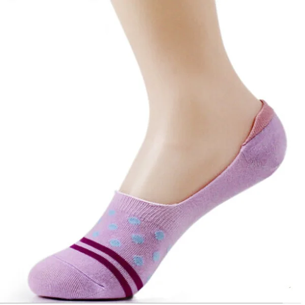 

Custom logo cartoon cotton invisible socks women, Colorful, as your request