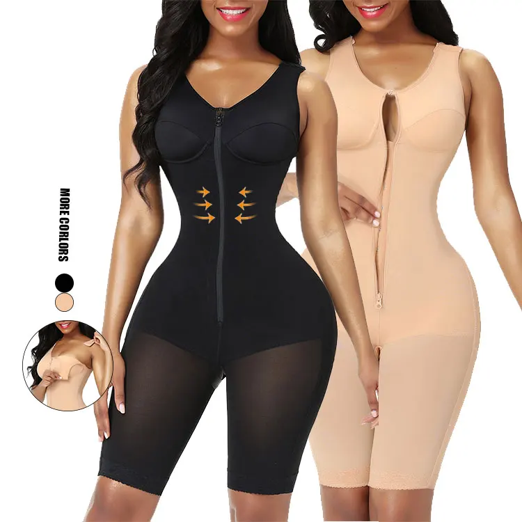 

wholesale one piece plus size tummy control drop ship full women body shaper shapewear bodysuit