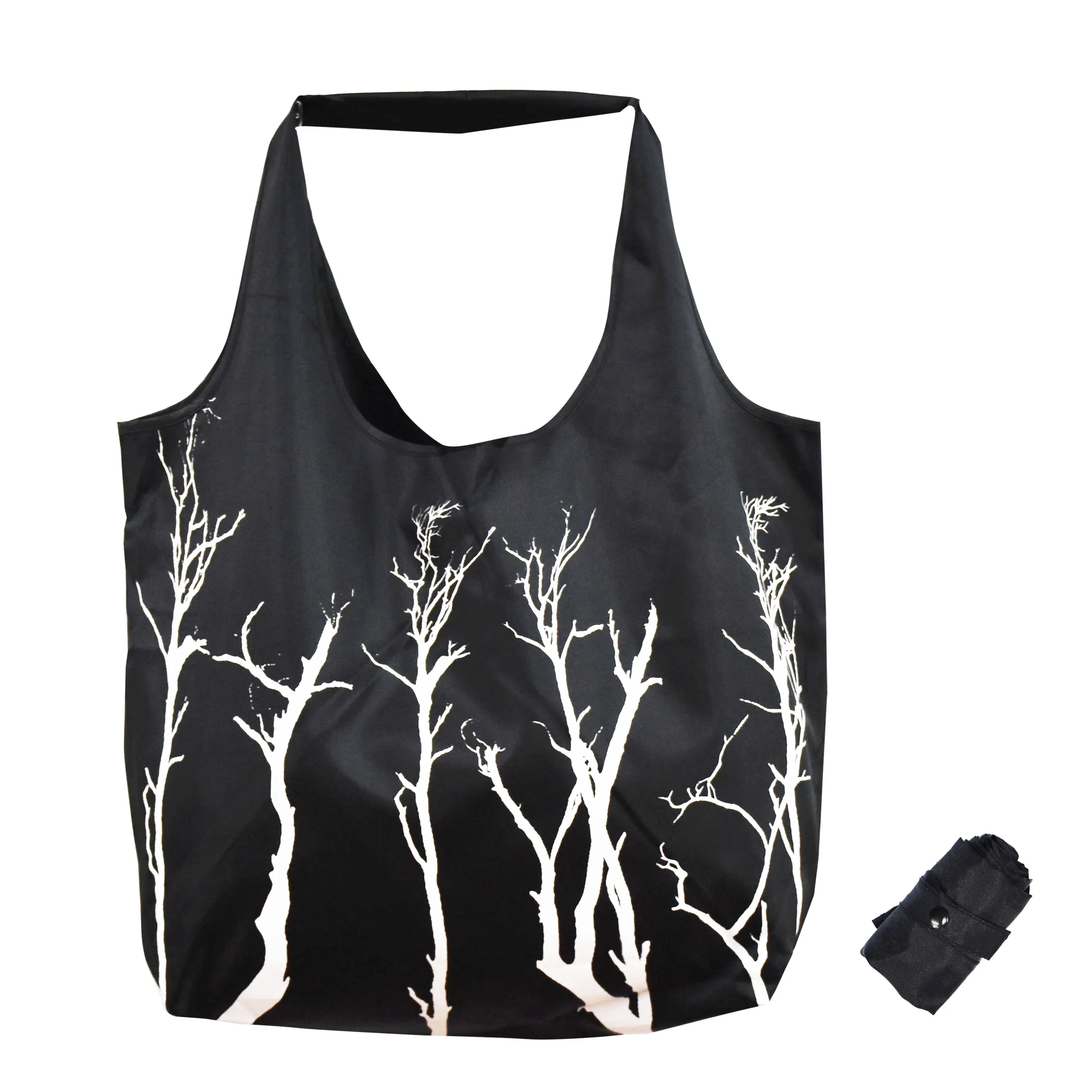 

Yarwayer black foldable shopping bags with logos Shopping bag online sale on alibabag