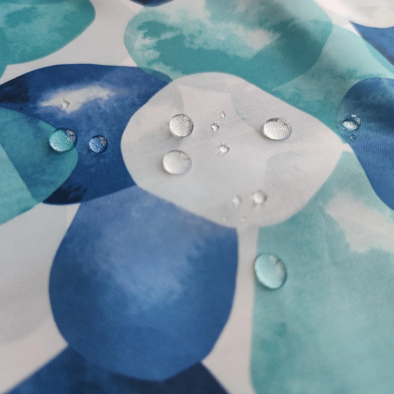 Waterproof Fabric Bathroom Shower Curtain Set