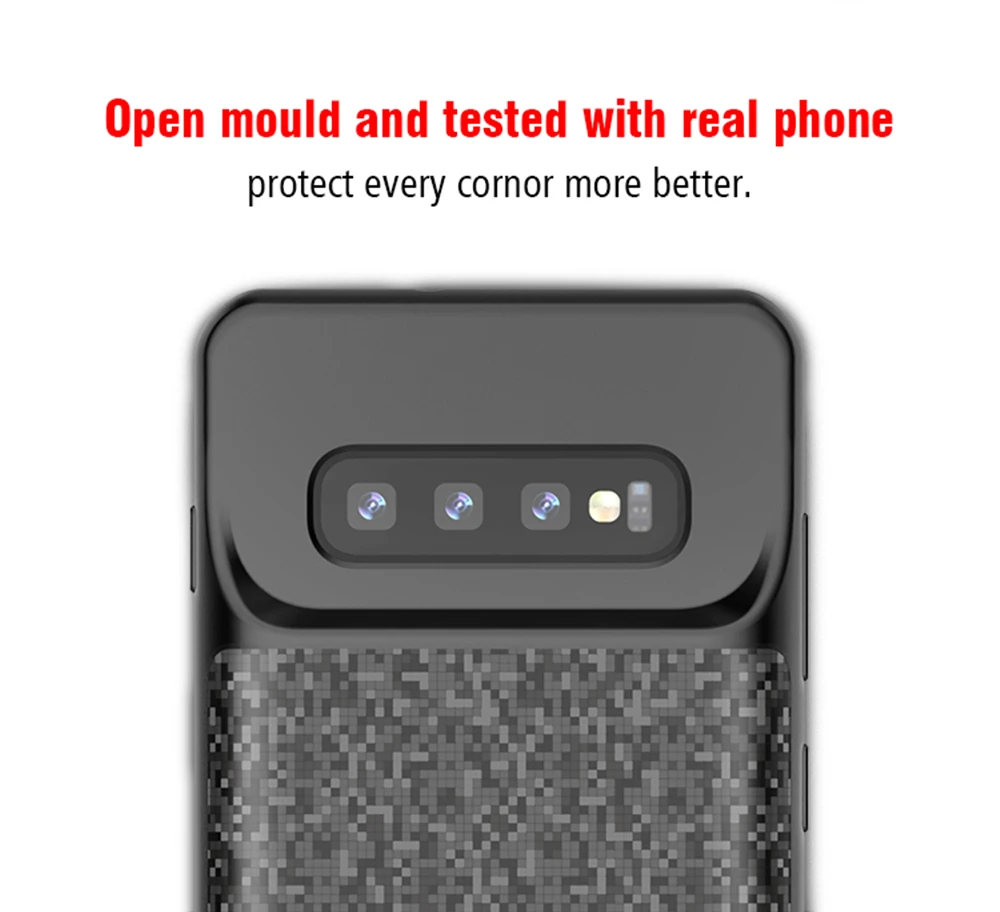 Power Bank Station For Samsung S10 Plus Cover Phone Case 5000mAh For Galaxy S10 Plus Battery Case Dropshipping Agent - ANKUX.COM