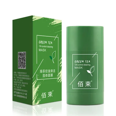 

remove acne, control oil Green Tea mask Smear cleansing OEM to shrink pores, and collect lazy