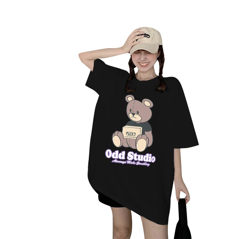 

High Quality Women Print T Shirt Funny O-Neck Girls t shirt Plus Size Tshirt Clothing