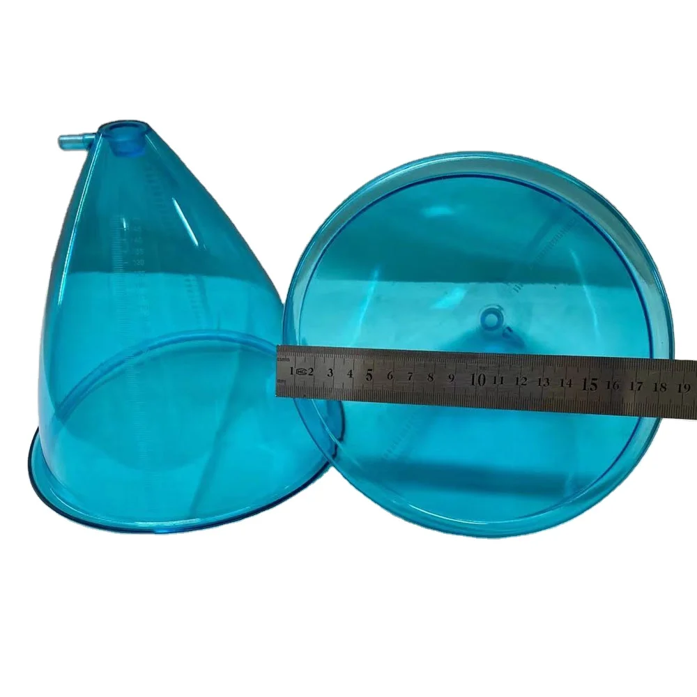 

150ml Largest XXL Size Plastic Blue Big Cup For Colombian Butt Lift Treatment Buttock Breast Enlargement Vacuum Suction Machine