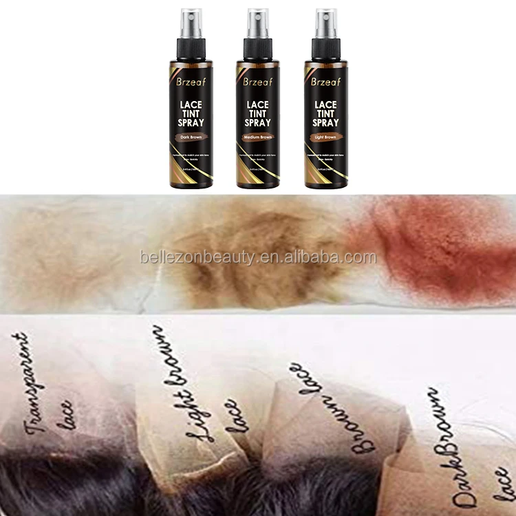 Bellezon Private Label Hair Lace Tint Spray Light Medium Dark Brown Color  For Wigs - Buy Lace Tint Spray,Private Label Hair Lace Tint Spray,Lace Tint  Spray For Wigs Product on Alibaba.com