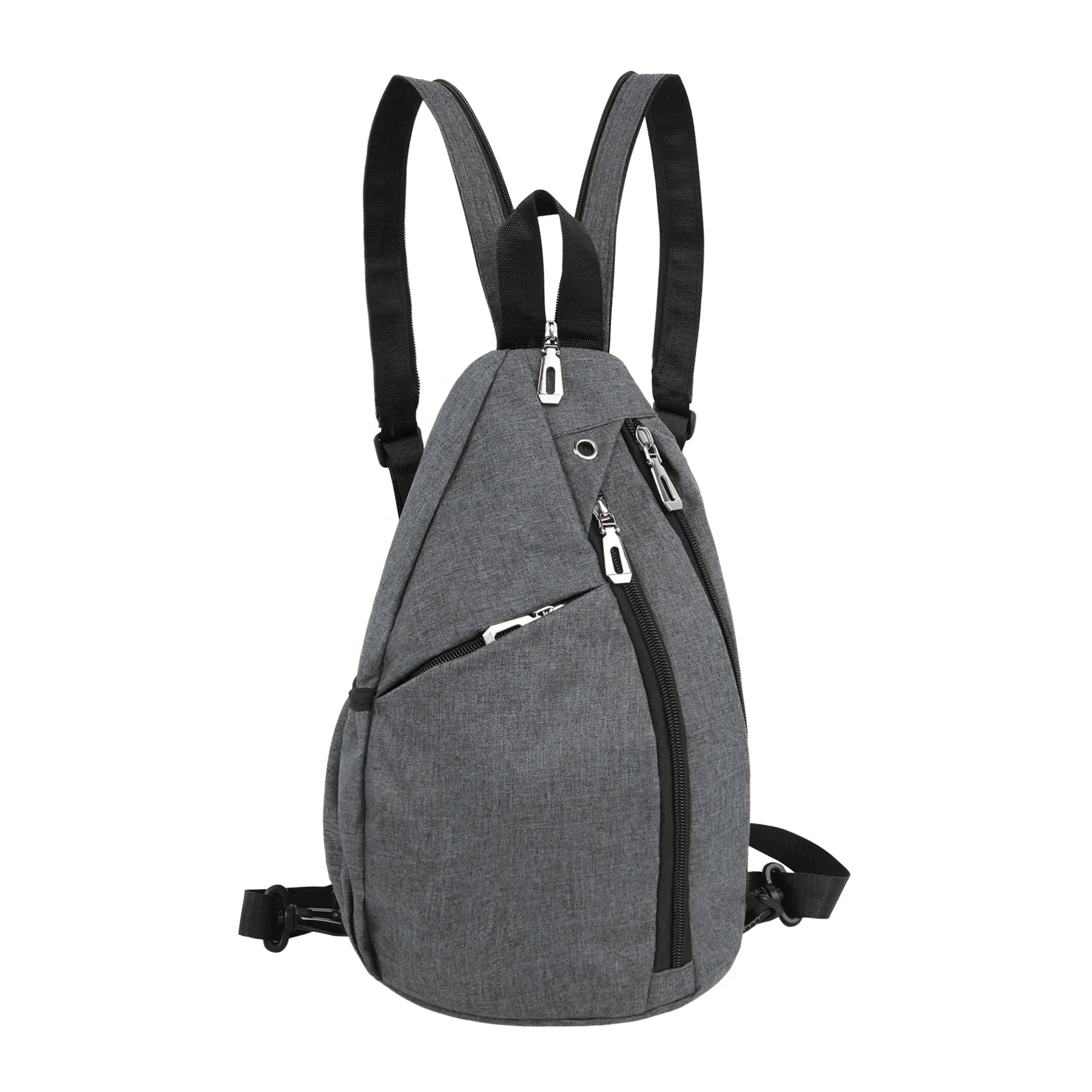 

Outdoor Travel Man's Crossbody 300D Polyester Messenger Bag Sport Zipper Sling Bag
