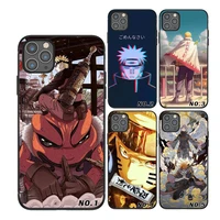 

Japanese Hot Anime Naruto Black TPU Printed Phone Case for iPhone 6 7 8 PlusX XR Xs Max 11 11Pro 11Pro Max Case