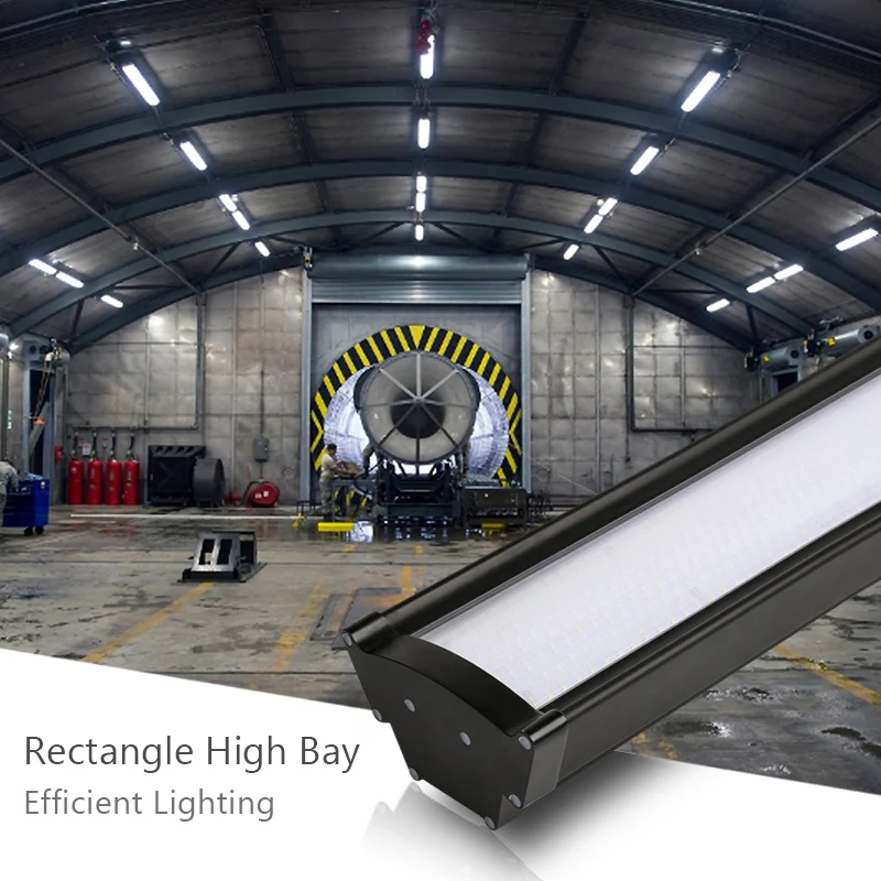 30000 Lumen Ip65 100W 150Watt Outdoor 0-10V Dimmable Industrial Led Linear High Bay Light Fixture For Warehouse Badminton Court