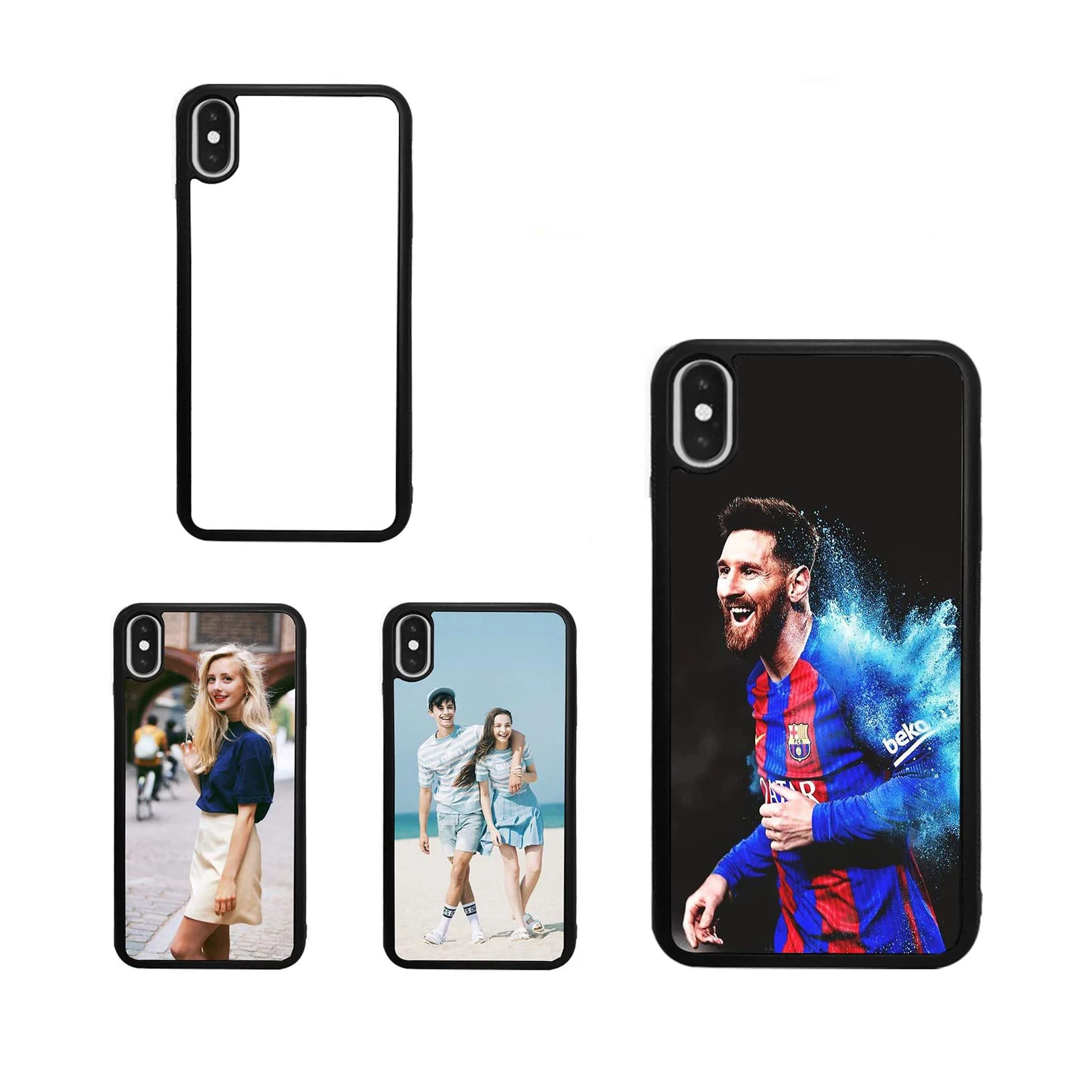 

Zhike for Coque iPhone Funda iPhone TPU 2021 New Clear Cover Bulk Printing Diy iPhone Blank Sublimation 2d Phone Case