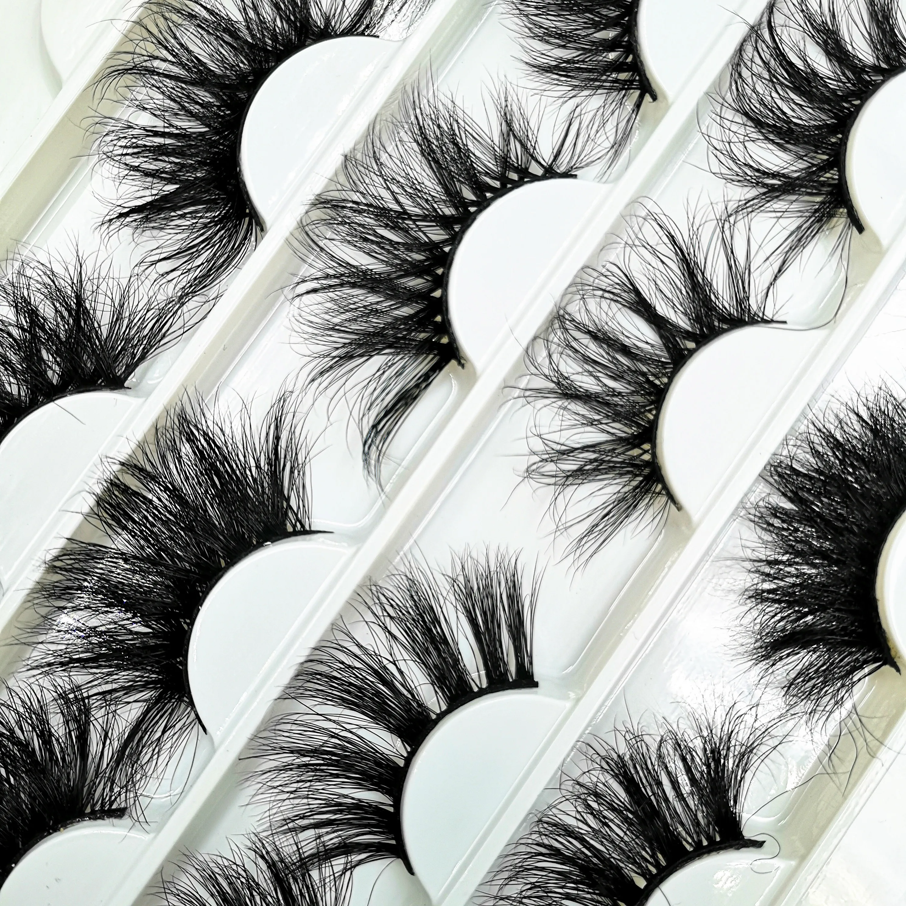 

wholesale custom lash box 3d bottom full strip mink lashes dramatic mink eyelashes vendors 3d 25mm mink eyelash