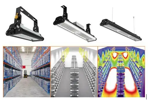 
Best Selling Industrial Warehouse Lamps Linear Led 100w High Bay Lights Light 