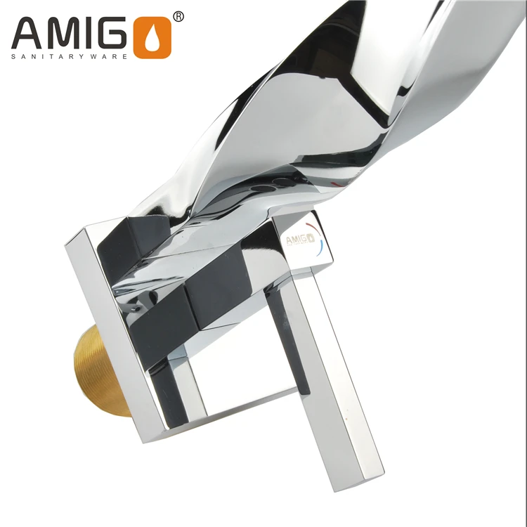 
Kaiping faucet manufacturer single handle wash basin mixer brass sink mixer tap luxury bathroom tap 