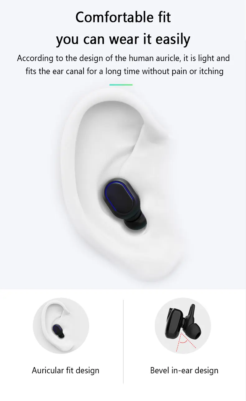 Headphones Bluetooh 2020 New Hot sale Popular TWS Cellphone Wireless Bluetooth headphones Sports Bluetooth  Earphone Wholesale