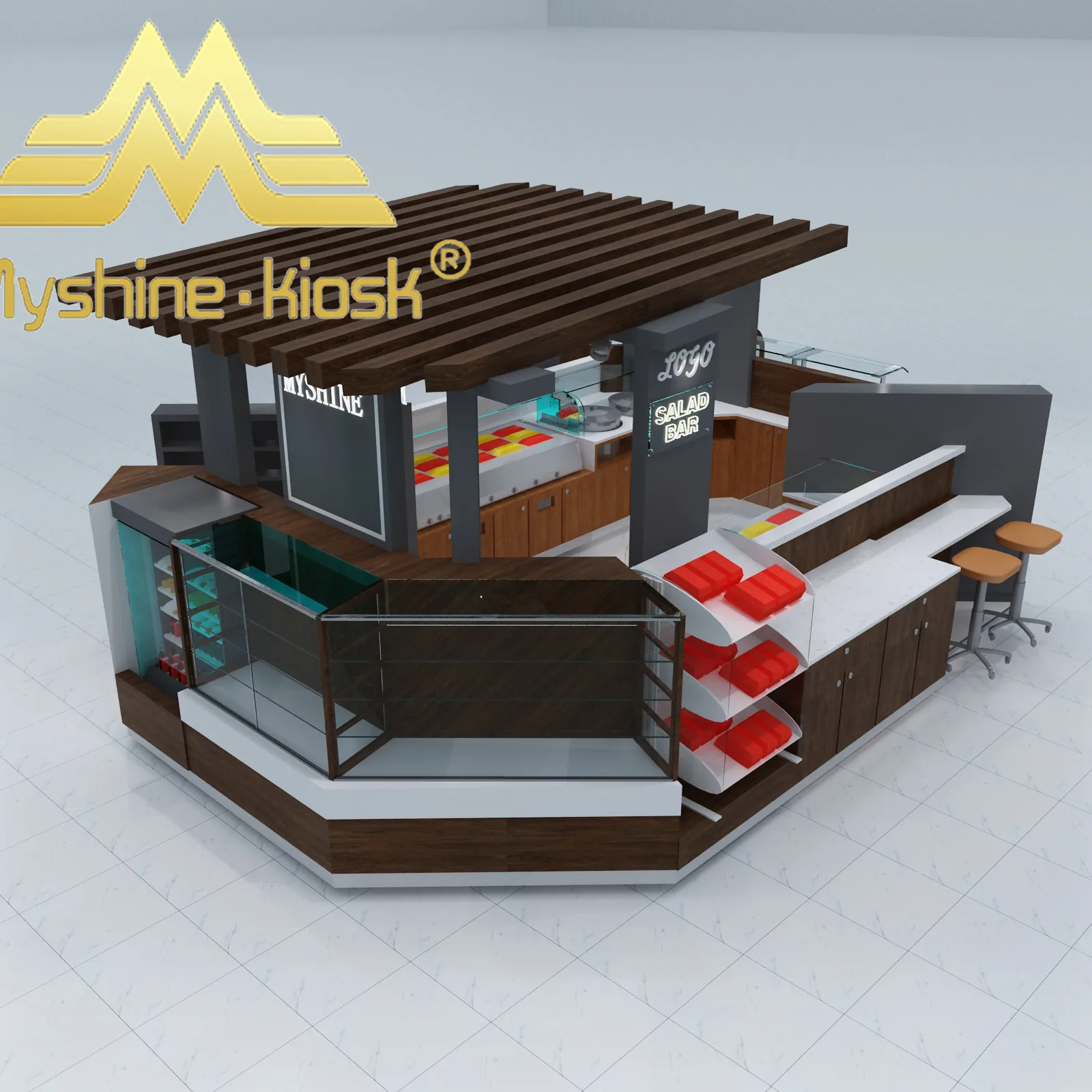 Free Design Promotion Customized Price Coffee Shop Bar Counter Buy