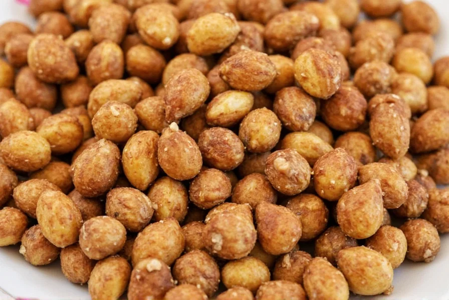 Tray of freshly spiced pepitas
