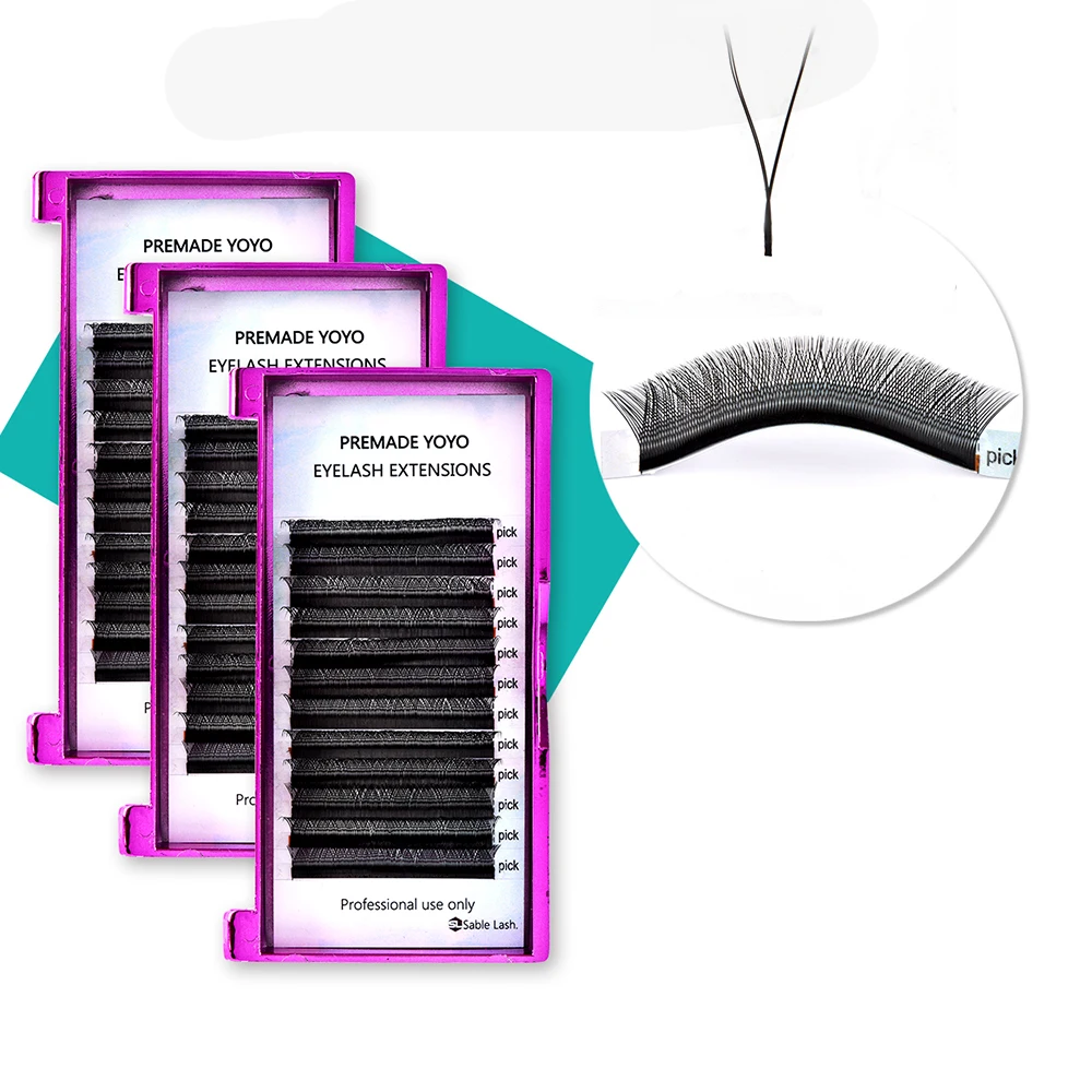 

Private label Russian volume individual lash mink y eyelash extension