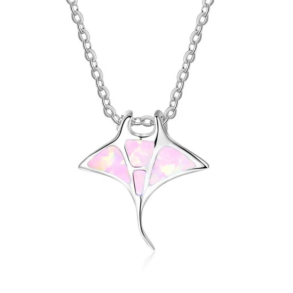 

GT 2022 collar de ballena Tik Tok Necklace Opal Alloy Whale Pendant Necklace Choker Chain for Women Jewelry Sea Beach Series