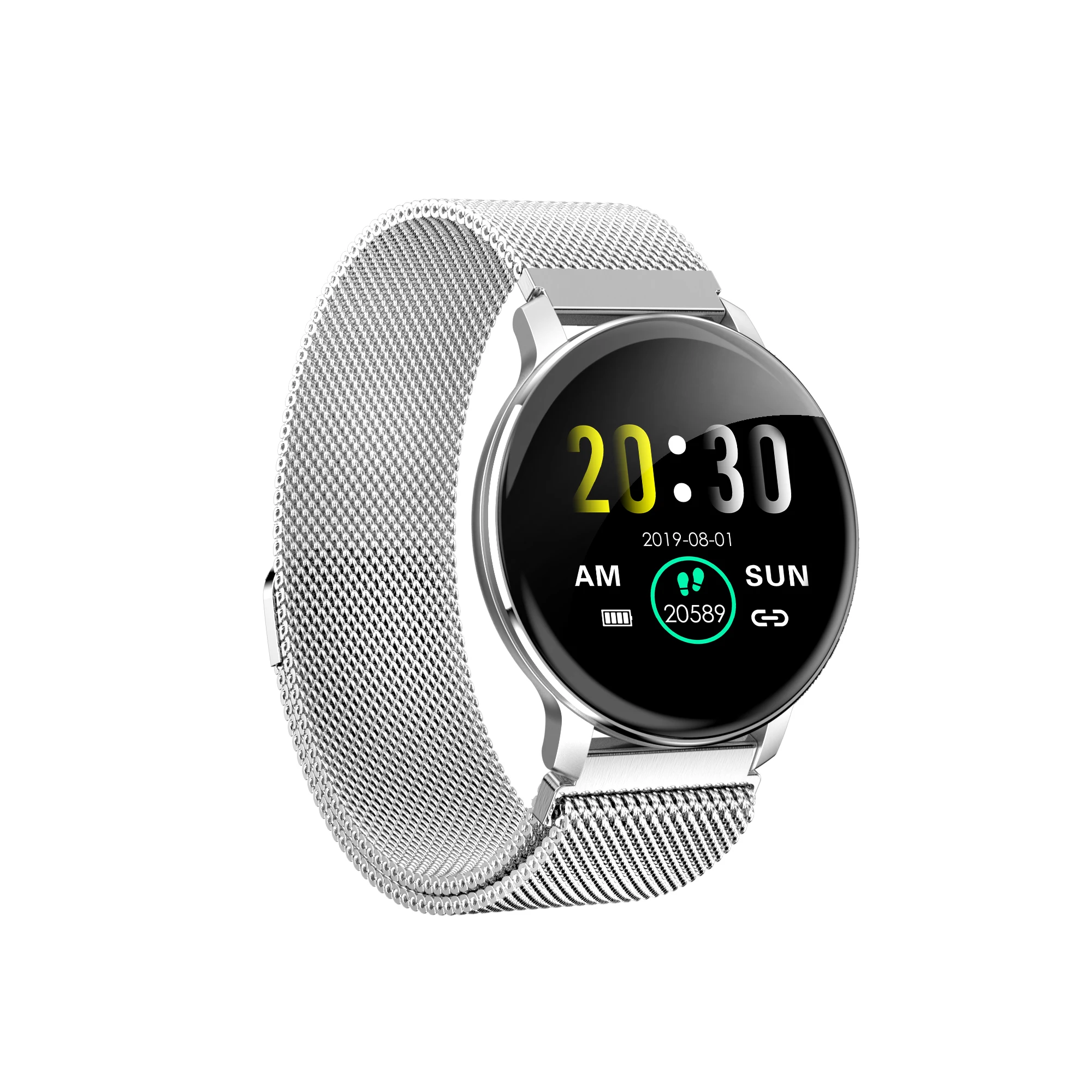 

2020 Amazon Best Selling Digital Watch Waterproof Fitness Bracelet Sport Silicon Wristband Body Temperature Smart Watch, Black/silver/blue/red
