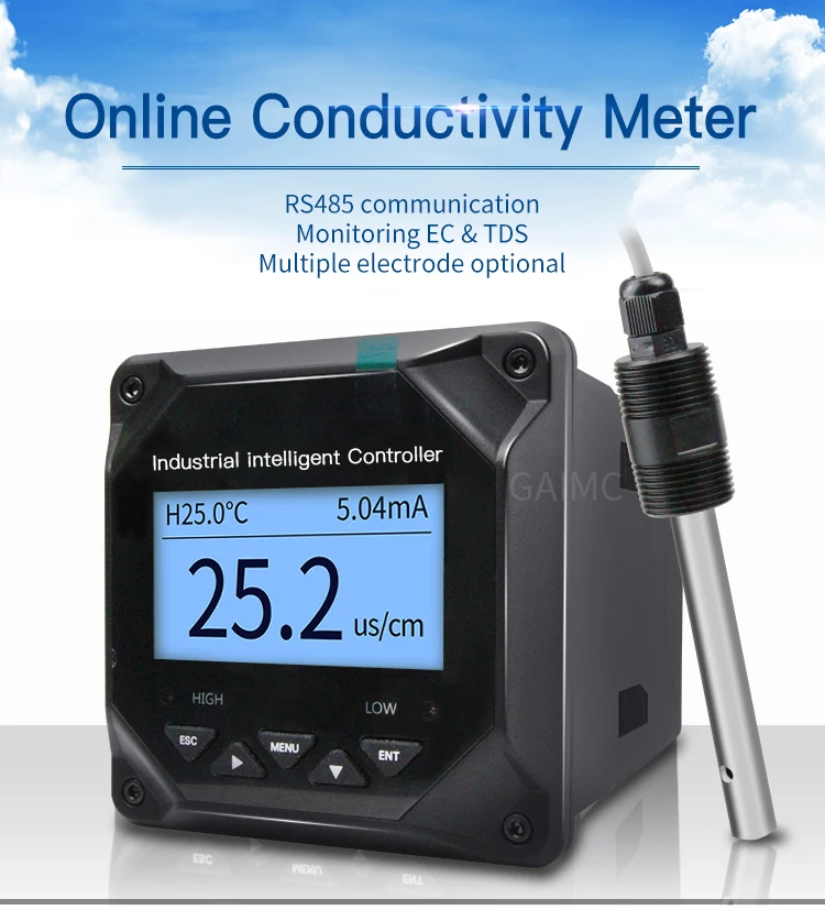 Ph Tds Ec Water Tester Online Digital Electrical Conductivity Meter Gwq