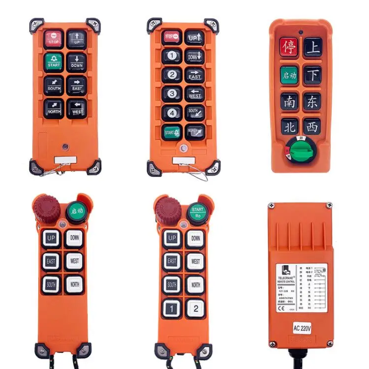 

F21-E2M-8 industrial waterproof 8 button RF radio wireless hoist crane remote controls